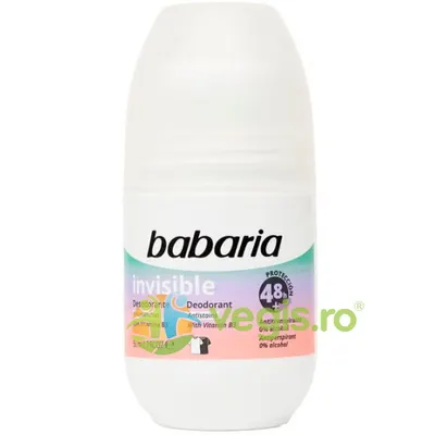 Deodorant Roll-On Anti Pete Albe fara Alcool Invisible 50ml
