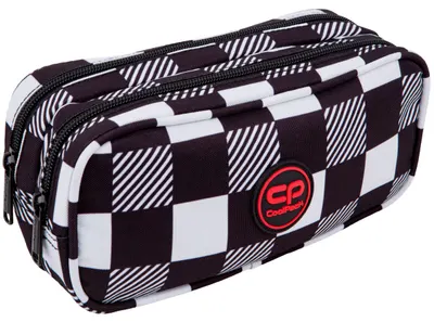 Penar școlar eliptic Cool Pack Duke - Checkers, 2 compartimente