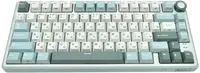 Tastatură mecanică Royal Kludge – R75, K Silver, RGB, Sky Cyan