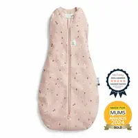Sistem de infasat si sac de dormit, ErgoPouch, 2 in 1, 6-12 luni, 8-10 kg, TOG 1, Bumbac organic, Fermoar bidirectional, Transformabil, Lavabil la masina, Certificat non-toxic, Premiat in Australia, Roz