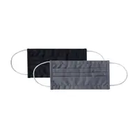 Set 2 masti pentru barbati Kikka Boo, Grey & Black, 18 cm