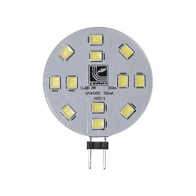 Bec cu LED SMD G4 tip disc G4 G4 G4 2W (≈20w) lumina calda 200lm h 10mm