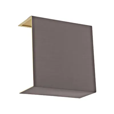 Shade square zu Wall luminaire Pasteri Pro cappuccino/gold