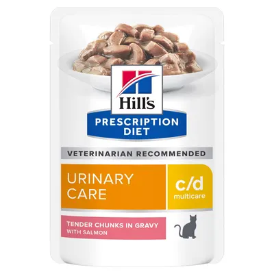 Hills Pd Feline C/d Salmon 12x85 G (plicuri)