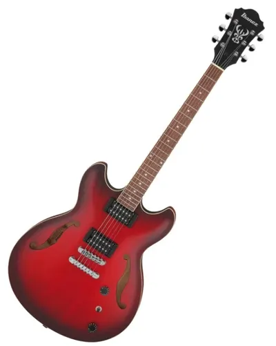 Chitară semi-acustică Ibanez - AS53, Sunburst Red Flat