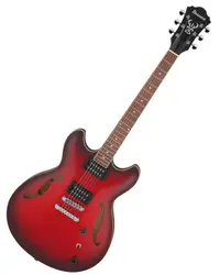 Chitară semi-acustică Ibanez - AS53, Sunburst Red Flat