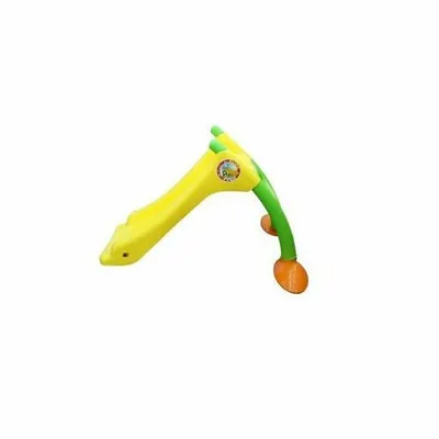 Tobogan pentru copii Dohany Dolphin Galben 120 cm,margini rotunjite,functie conectare la apa,utilizare interiorexterior