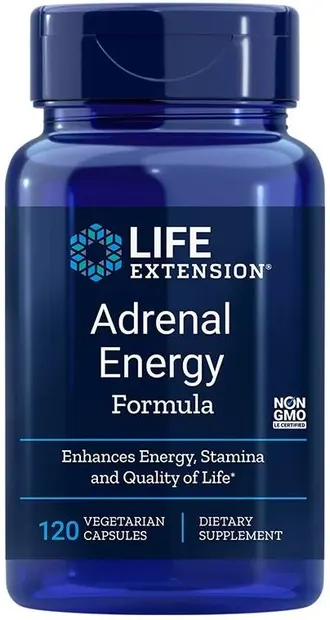 Adrenal Energy Formula, 120 vege capsule, Life Extension