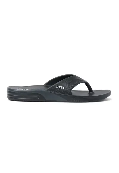 Papuci flip-flop cu detaliu logo Fanning - Negru