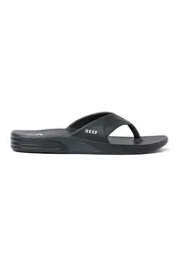 Papuci flip-flop cu detaliu logo Fanning - Negru