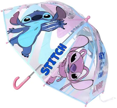Umbrela pentru copii Cerda Bubble - Stitch and Angel