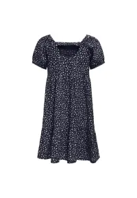 Rochie fete 15339686 - Viscoza - Bleumarin - Bleumarin