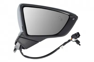 Oglinda dreapta electric, convex, cu incalzire, asistent la schimbarea benzii, acoperit sub acoperire, rabatabil electric, cu semnalizator potrivit SEAT ARONA KJ, IBIZA V 6F 06.17