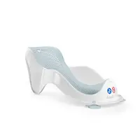 Mini suport de baie, Angelcare, Cu forma ergonomica, Pentru cazi de adulti sau de bebe, 0 luni+, Light Aqua