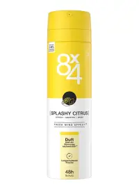 8x4 Spray deodorant 150 ml Splashy Citrus