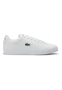 Pantofi sport din piele cu garnituri din material sintetic - Alb