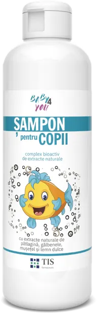 Sampon pentru copii Baby4You, 250ml, Tis Farmaceutic