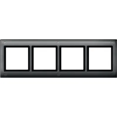 Rama Aquadesign Cu Conectare Prin Suruburi, 4-Porturi, Antracit