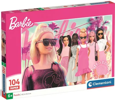 Puzzle pentru copii Clementoni de 104 piese - Barbie, varianta 1