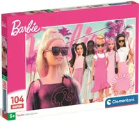 Puzzle pentru copii Clementoni de 104 piese - Barbie, varianta 1