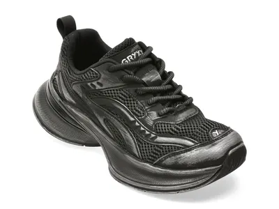 Pantofi sport GRYXX negri, 9287, din material textil