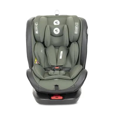 Scaun auto pentru copii Lorelli Ares Green i-Size, isofix, anti rebound bar, rotativ, 40-150 cm, 0 luni-12 ani