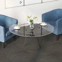 vidaXL Placă de carpetă Pătrat Maro Închis 50 x 50 cm 4 buc.