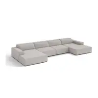 Colțar modular gri deschis Jodie – Micadoni