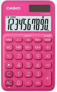 Calculator Casio - SL-310UC de buzunar, 10 dgt, ciclamen