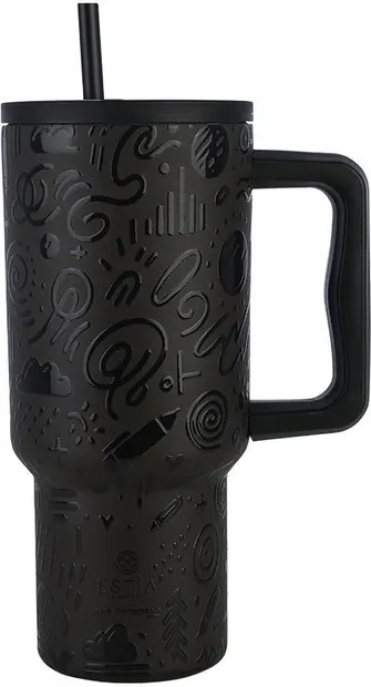 Cana termos Estia Save the Aegean - Noir Echo, 900 ml