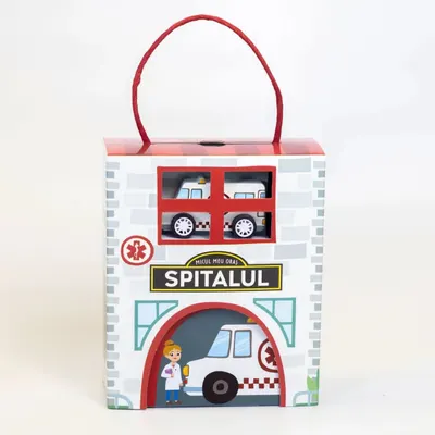 Puzzle si Joc Micul meu Oras Spitalul 16 piese