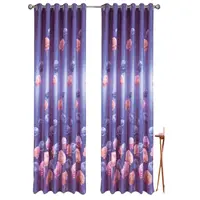 Draperie FLORA Albastru, Perpetuum | 140 x 245 cm