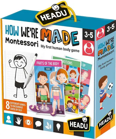 Joc educativ Headu Montessori - Cum am fost facuti