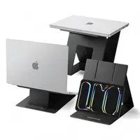 Suport Spigen Slim Fold LD201-S10 pentru Laptop / Tableta, Negru AMP11119