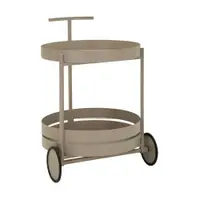 Măsuță de servire cu roți din metal 49,5x40 cm Saturn – Mauro Ferretti