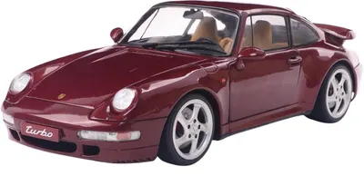 Model de colecție SOLIDO Modern: Mașini - Porsche 911 (993) Turbo Arena (Red) (1997) (SOL1810102)