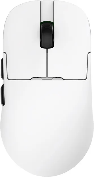 Mouse de gaming AJAZZ – AJ159P MC Charging dock, optic, fără fir, alb