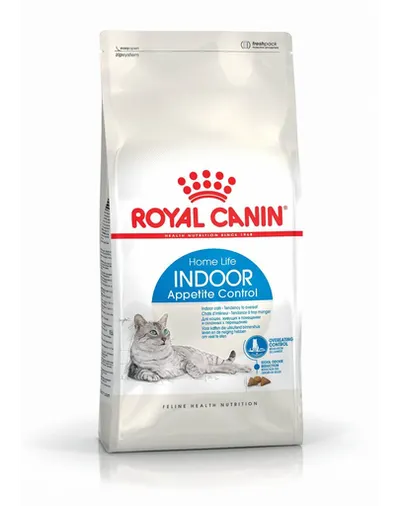 ROYAL CANIN Indoor Appetite Control hrană uscată pentru pisici adulte care stau doar în interior 400 g
