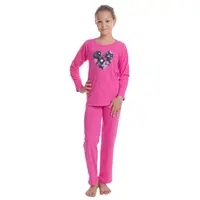 Pijama copii (fete) AT2439 ciclame Heart, Andana | marimea 32 (5/6 ani)