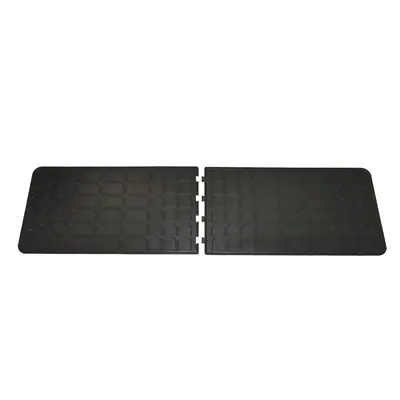 Set covorase auto din cauciuc Flexmat Universale culoare Negru, presuri FROGUM, 2 buc., covorase pasaj spate 39.2 X 73.5 cm