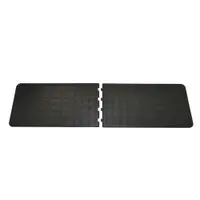 Set covorase auto din cauciuc Flexmat Universale culoare Negru, presuri FROGUM, 2 buc., covorase pasaj spate 39.2 X 73.5 cm