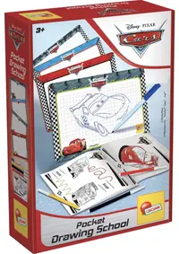 Set de desen Lisciani Giochi Mașinile – Școala de desen de buzunar 4+
