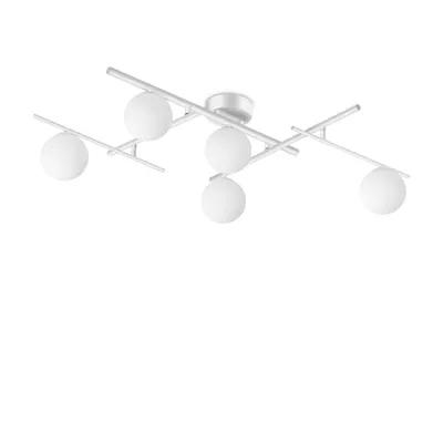 Lampa cu montaj pe tavan Atlas pl5 Alb