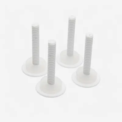 Set de 4 șuruburi pentru placă de surf spumă - alb