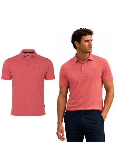 Tricou polo din material piqué