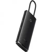 Hub USB-C Baseus Lite, 3 X USB-A 3.0 - USB-C - HDMI, Negru WKQX040001