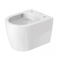 Vas WC Duravit Me by Starck 2530090000, suspendat, Rimless, fara capac, Alb