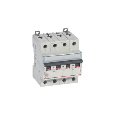 Siguranta automata MCB - DX³ - 25 kA - 4P 400 V~ - 10 A - D curba