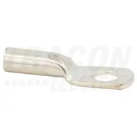 Papuc inelar neizolat din teava de Cu electrolitic, stanat CLH4-6 4mm2, M6, (d1=3.8mm, d2=6.4mm)