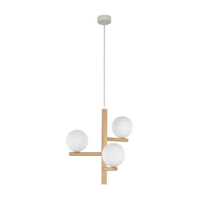 Tk Lighting Pendant Estera 6799 3xg9 Light Brown